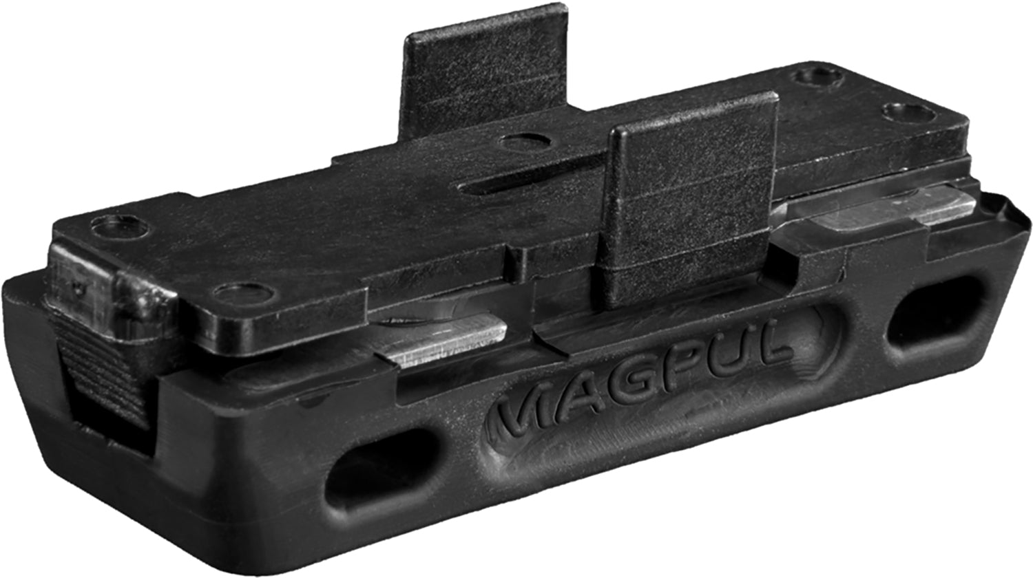 Magpul MAG024-BLK L-Plate Stainless Steel Floorplate w/ Black Rubber Pad for USGI 30-Round Aluminum Magazine 3 Per Pack