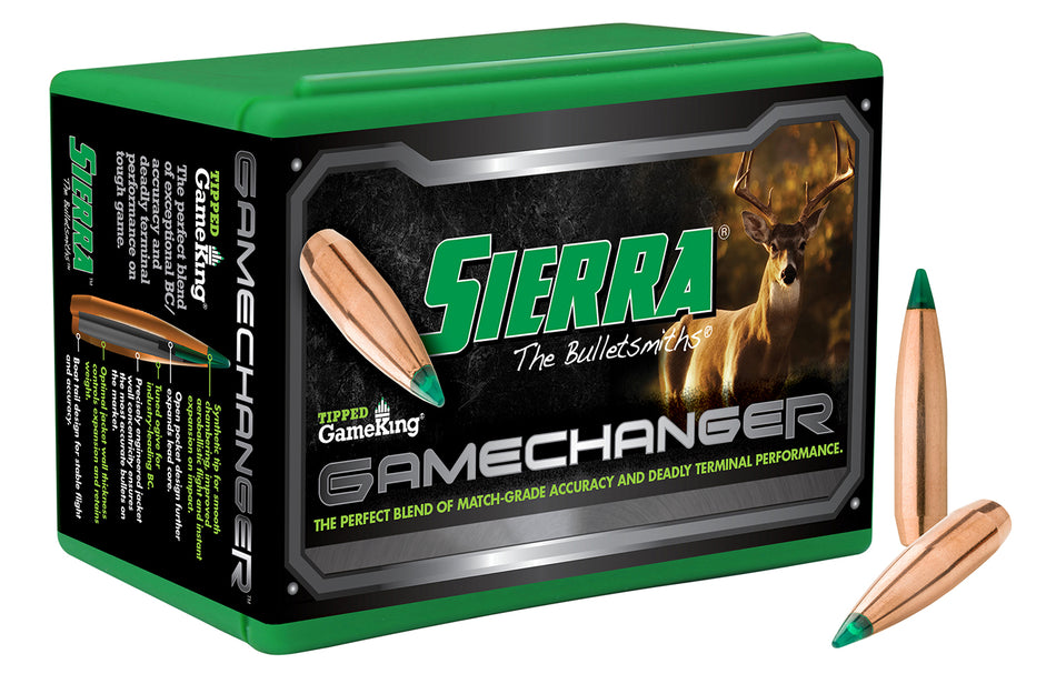 Sierra 4110 Tipped GameKing 6mm 100gr Bullets 100/Box