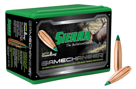 Sierra 4625 Tipped GameKing 308 Win 125gr Bullets 100/Box