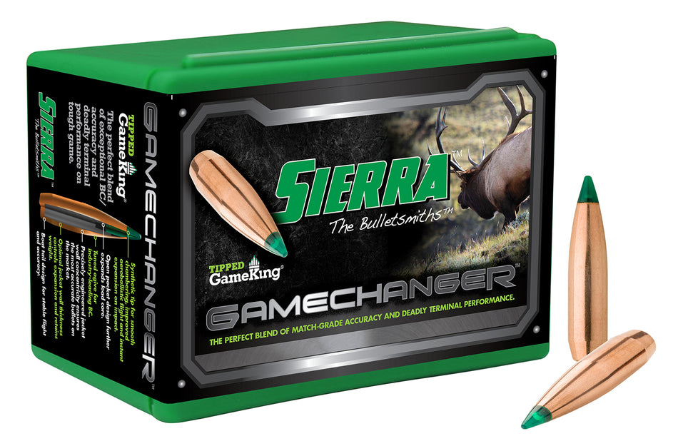 Sierra 4625 Tipped GameKing 308 Win 125gr Bullets 100/Box