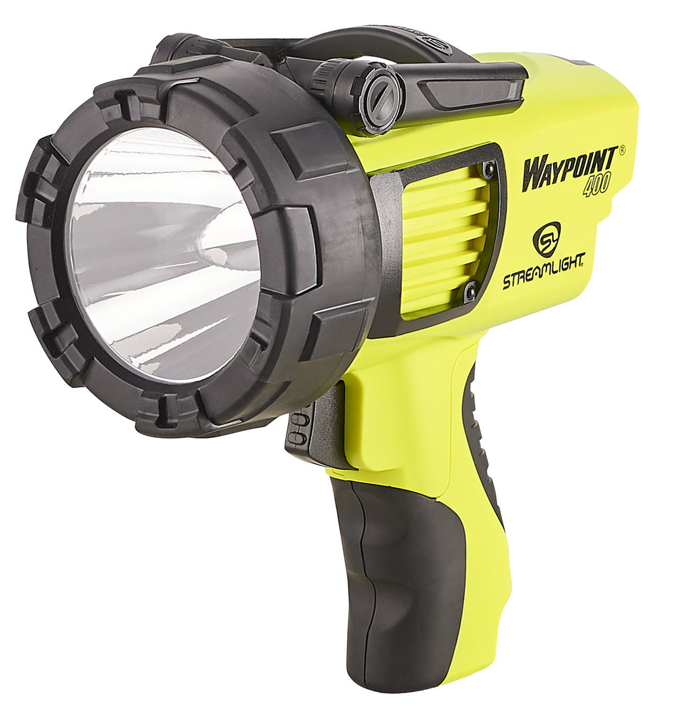 Streamlight WayPoint 400 1400-Lumen Rechargeable Handheld Spotlight, Yellow, 1265M Beam