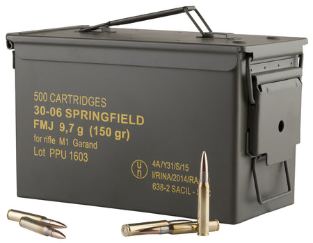 Prvi Partizan  Full Metal Jacket 150 Grain .30-06 Springfield 2745 fps