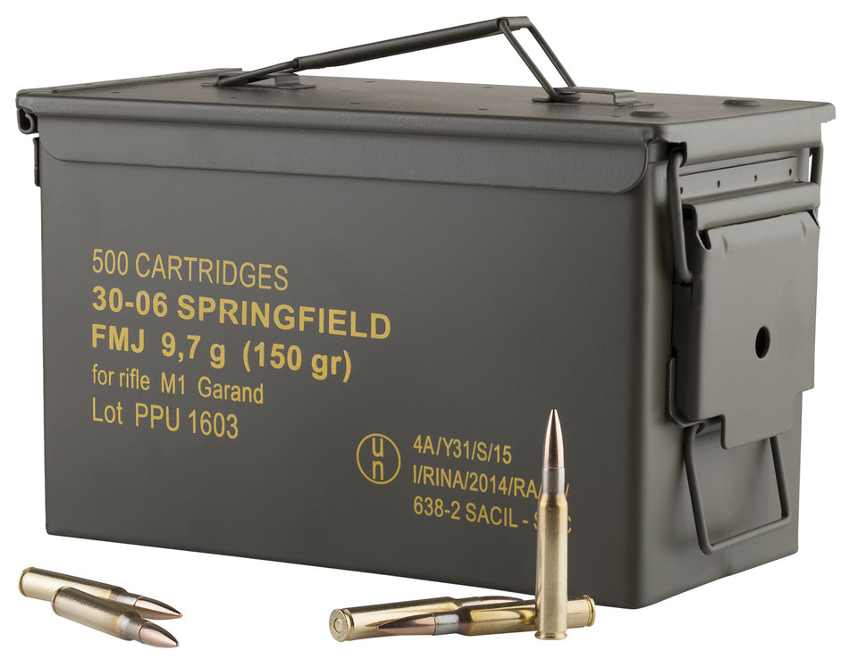 Prvi Partizan  Full Metal Jacket 150 Grain .30-06 Springfield 2745 fps