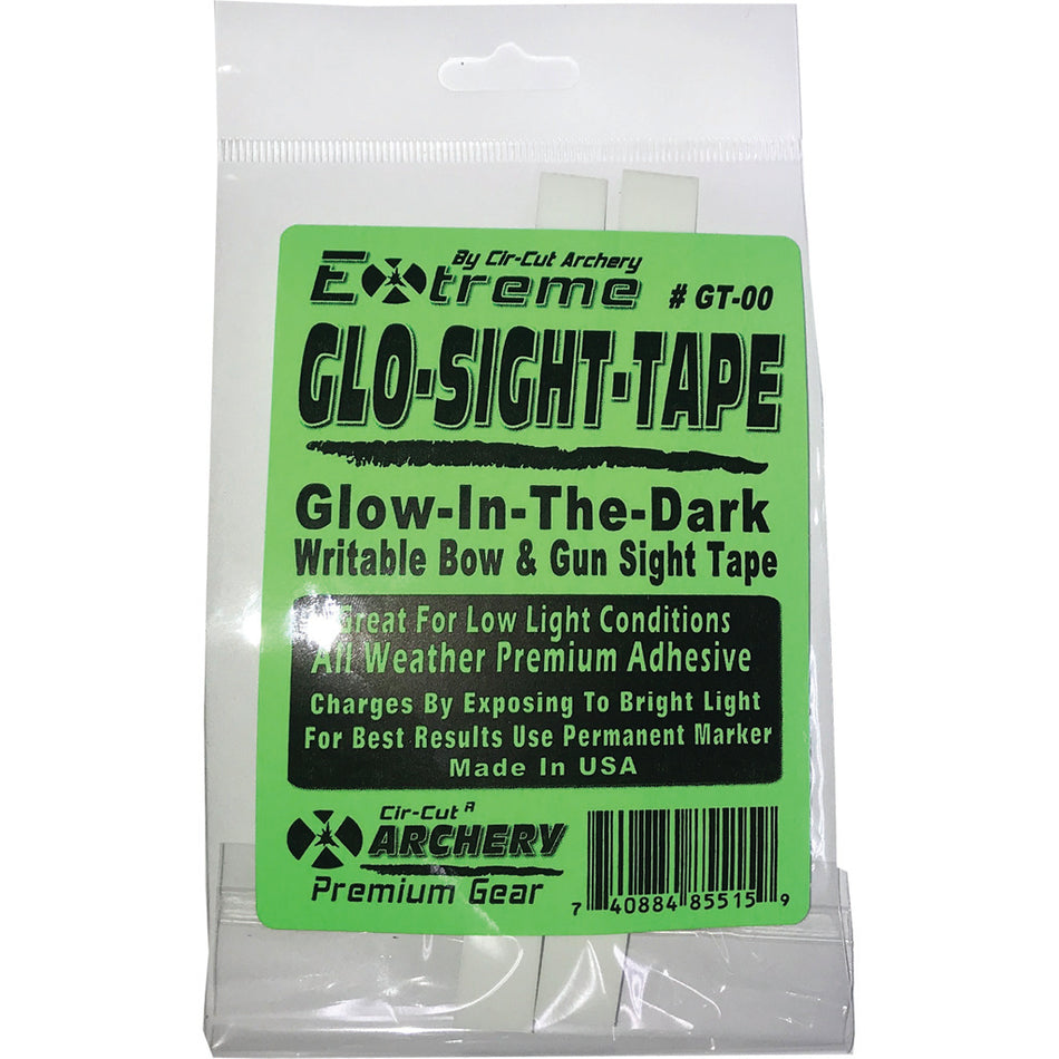 Cir-Cut Luminescent Sight Tape for Adjustable Bow Sights 2 Pack