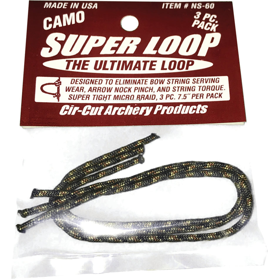 Cir-Cut 3 pk. Camo Micro Braid Release Rope 7.5 in.