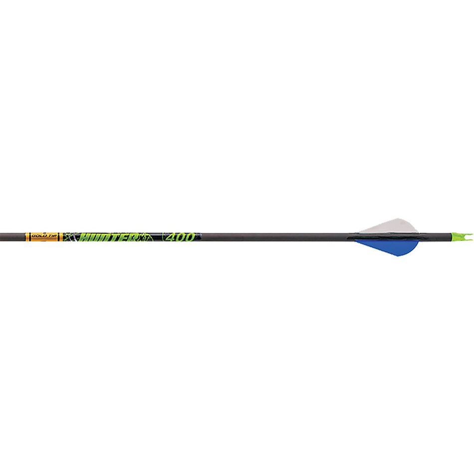 Gold Tip Hunter XT 12-Pack Arrows 400 with Raptor Vanes