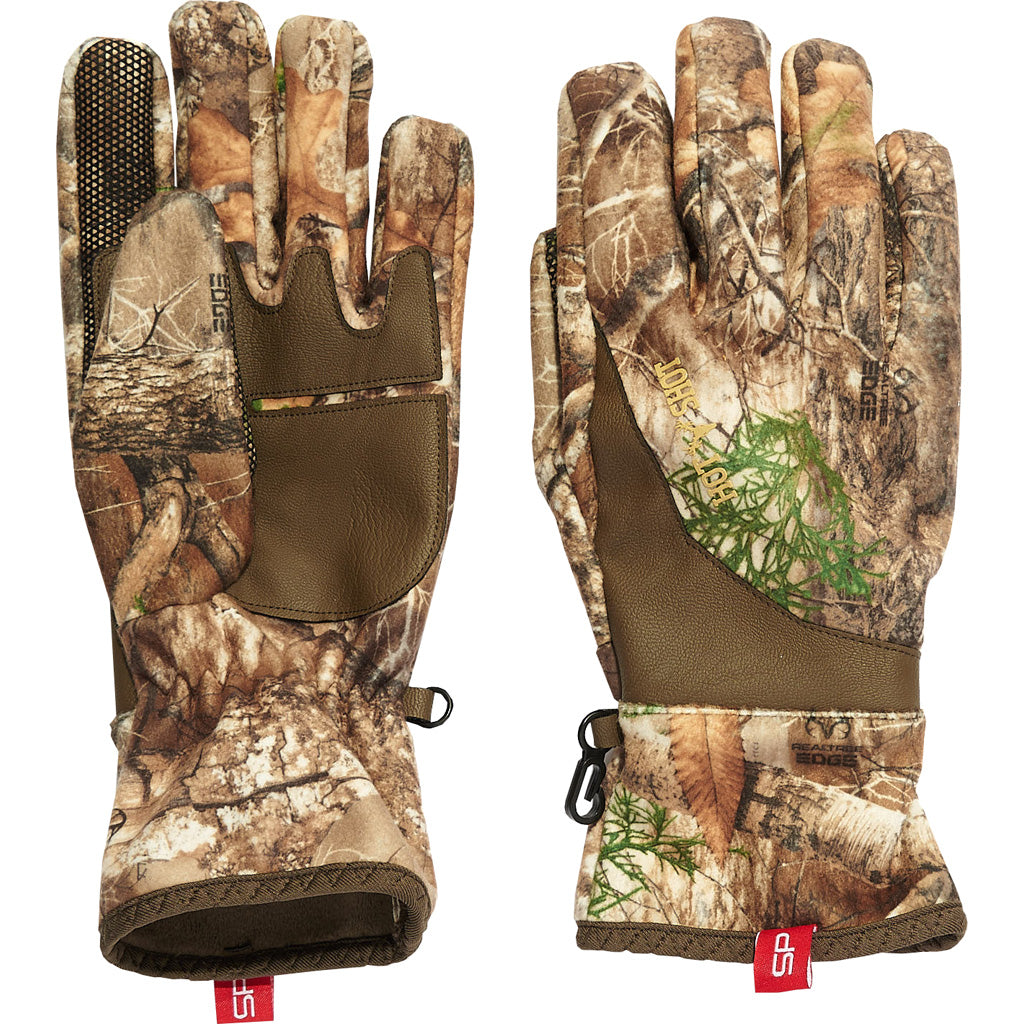 Hot Shot Trooper Hunting Glove Leather Palm Realtree Large