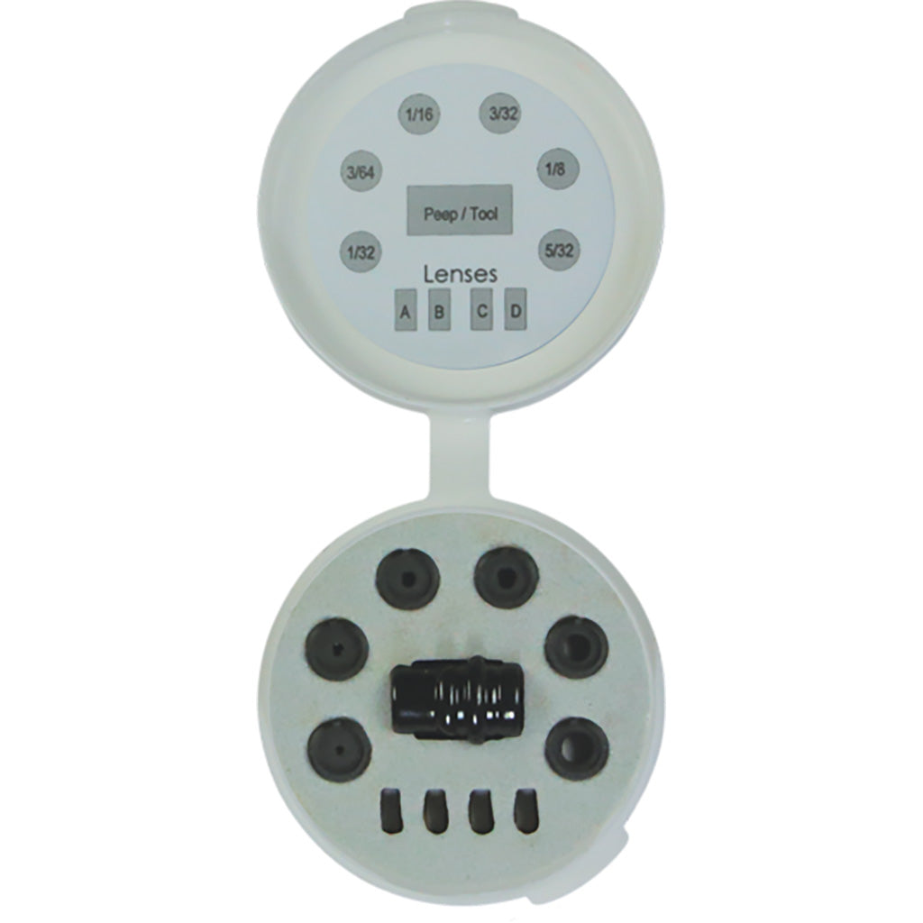 Hamskea Insight Peep Housing Short Draw Kit 6 Apertures with Protective Case