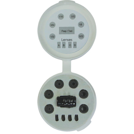 Hamskea Insight Peep Housing Short Draw Kit 6 Apertures with Protective Case