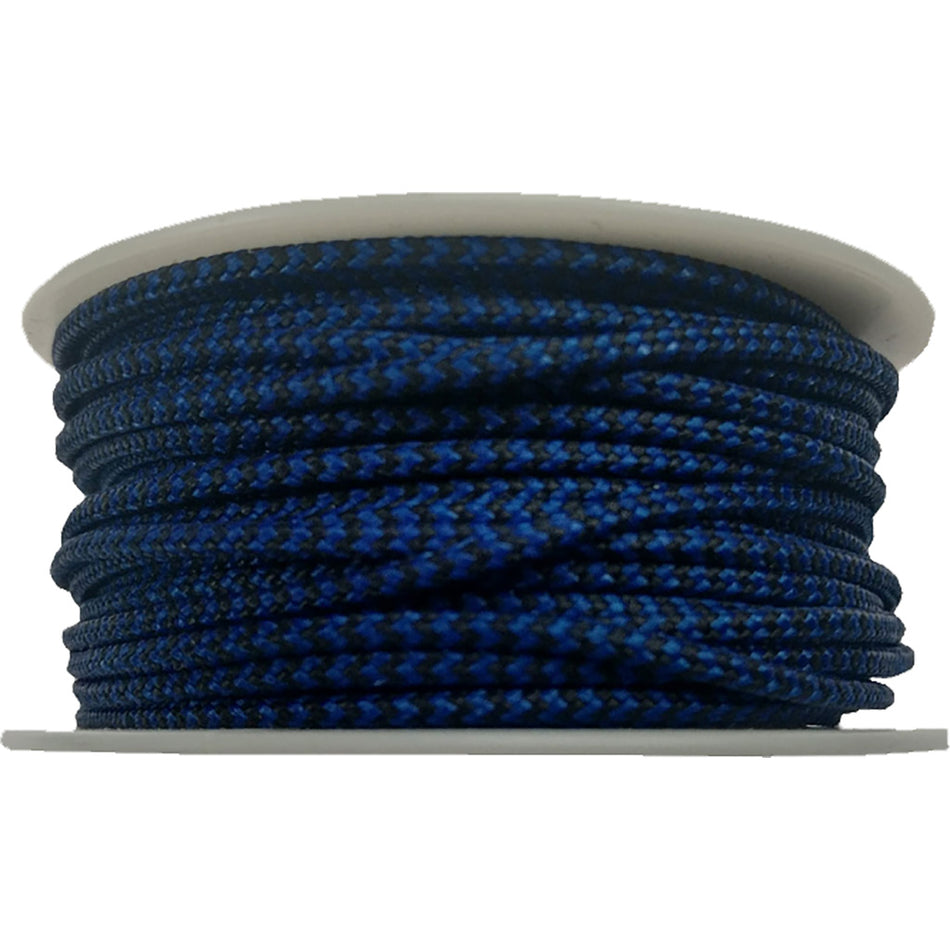 BCY No. 24 D-Loop String Material Blue/Black 1 Meter