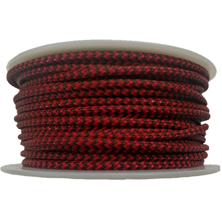 BCY No. 24 D-Loop String Material Red/Black 1 Meter