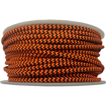 BCY No. 24 D-Loop String Material Flo Orange/Black 1 Meter