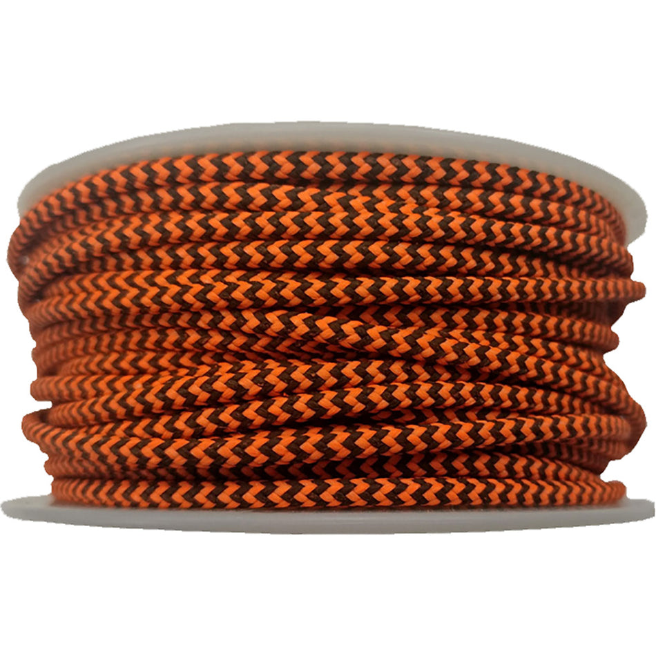 BCY No. 24 D-Loop String Material Flo Orange/Black 1 Meter