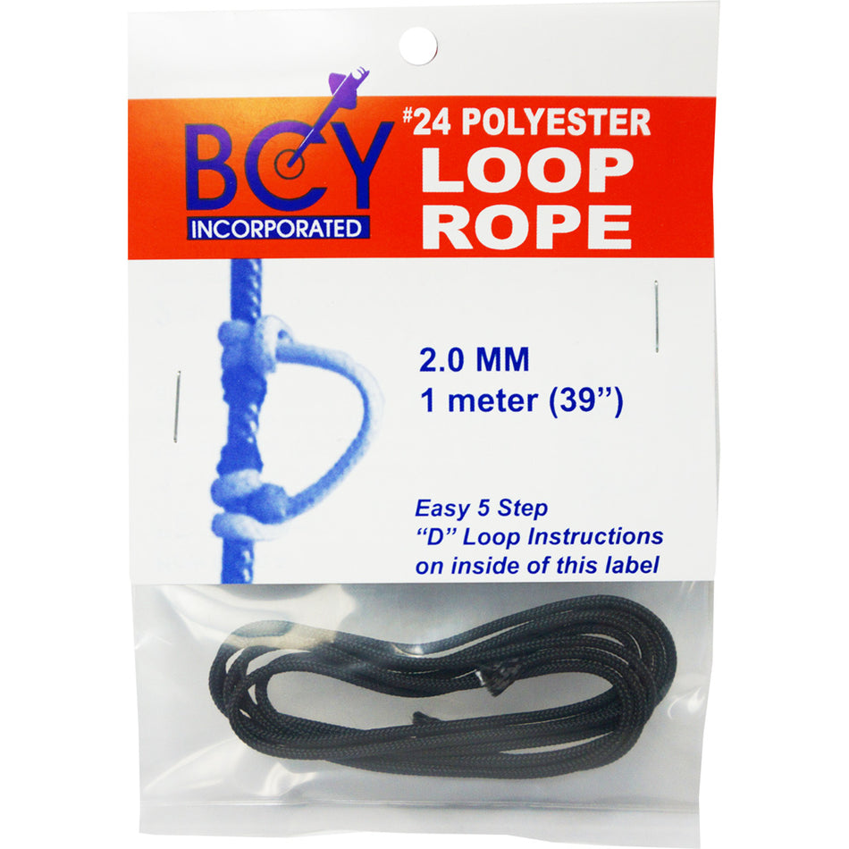 BCY No. 24 D-Loop String Material Black 1 Meter