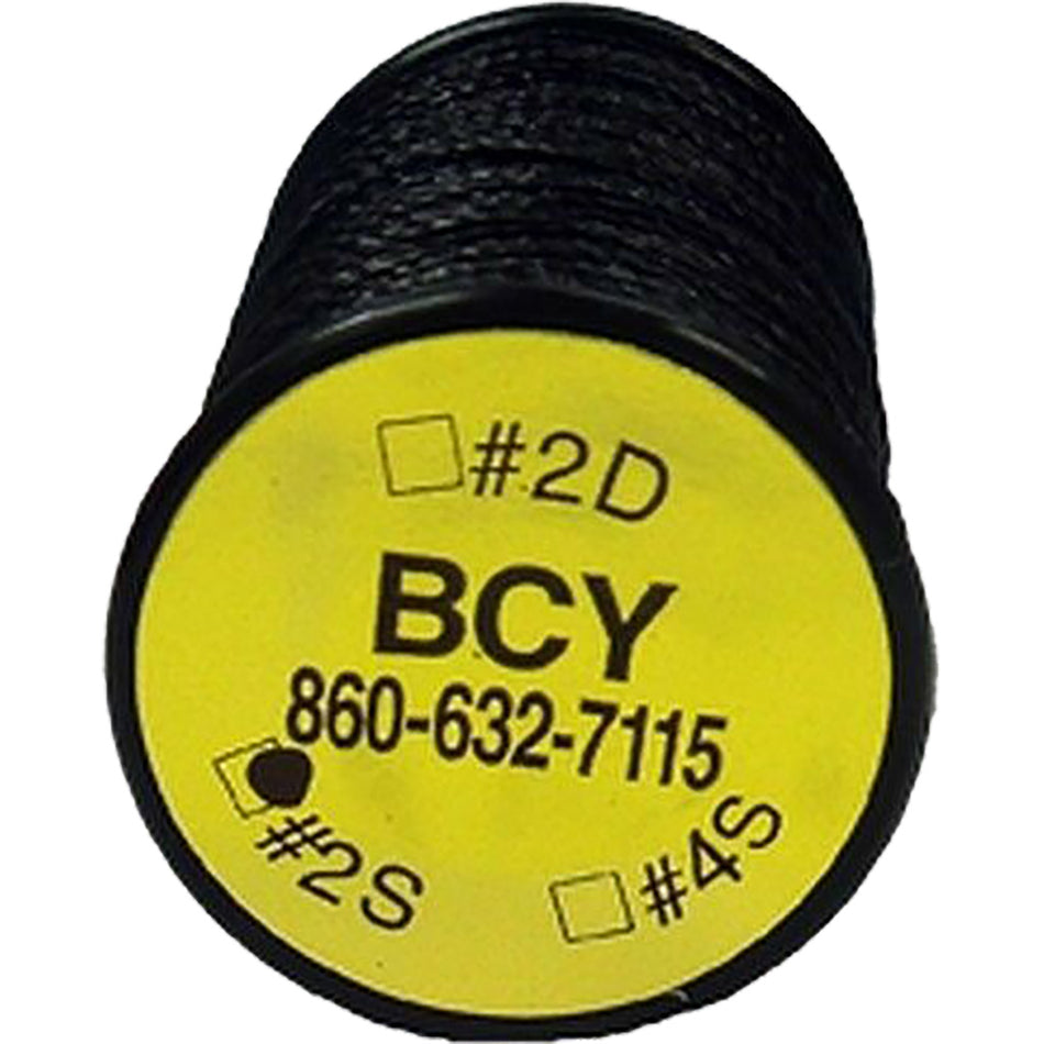 BCY No. 2S 2-Ply Spectra End Serving Thread Black .018 120 yd.