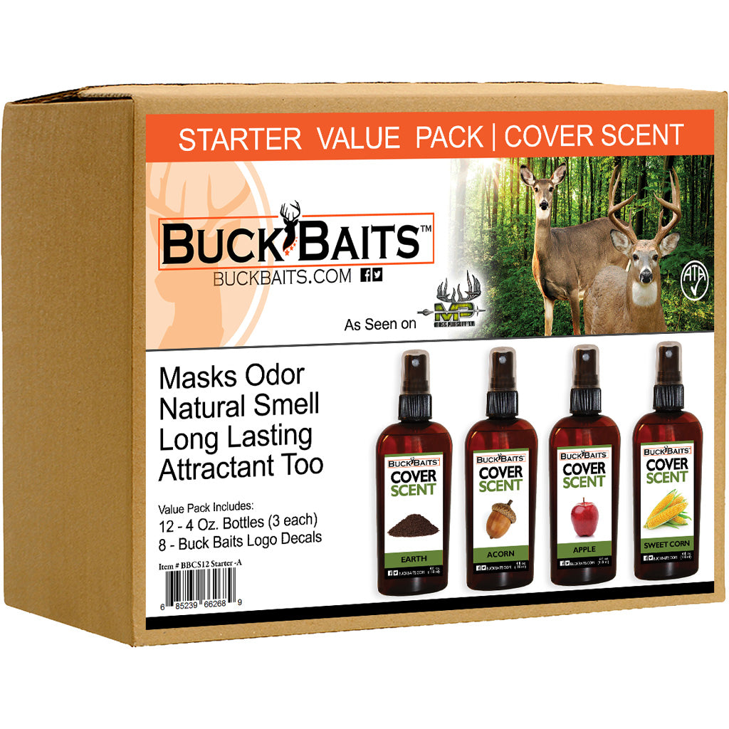 Buck Baits Starter Pack Cover Scents 3 oz. Per Bottle