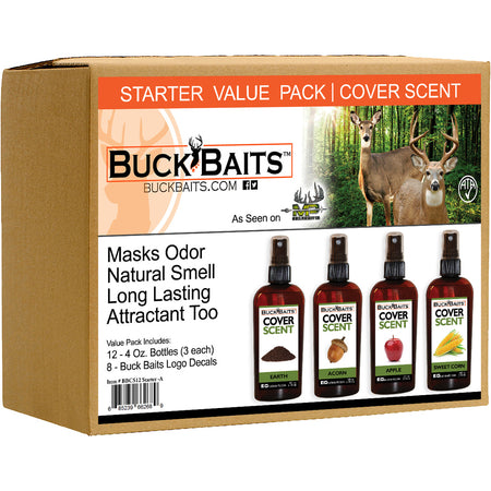 Buck Baits Starter Pack Cover Scents 3 oz. Per Bottle