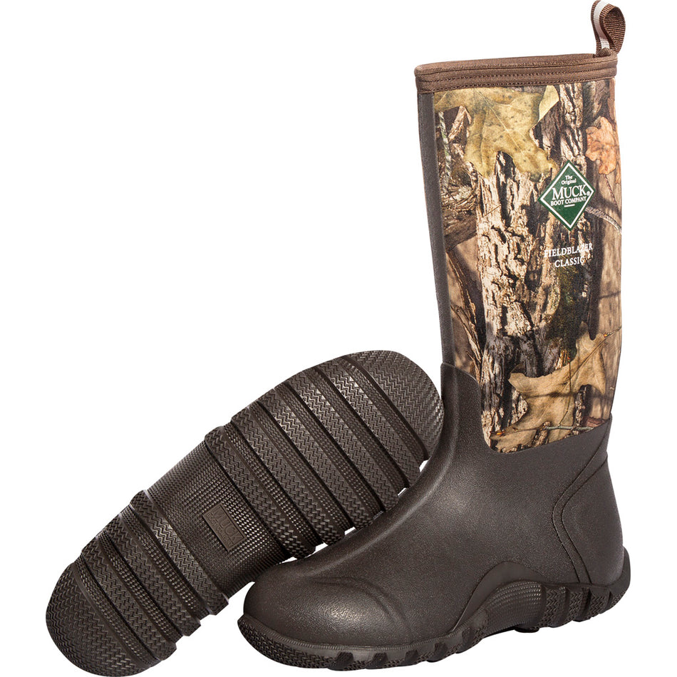 Muck Fieldblazer High-Traction Boot Mossy Oak Country Size 8