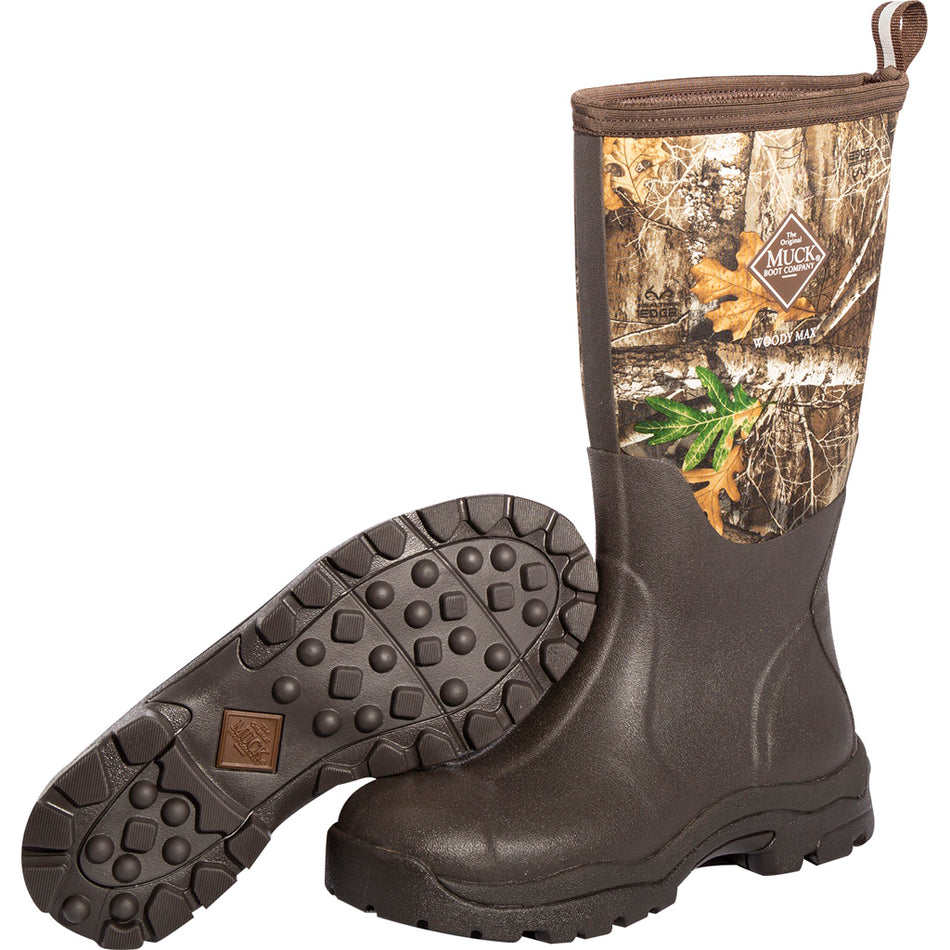 Muck Woody PK Women's Waterproof Boot Realtree Edge Size 9