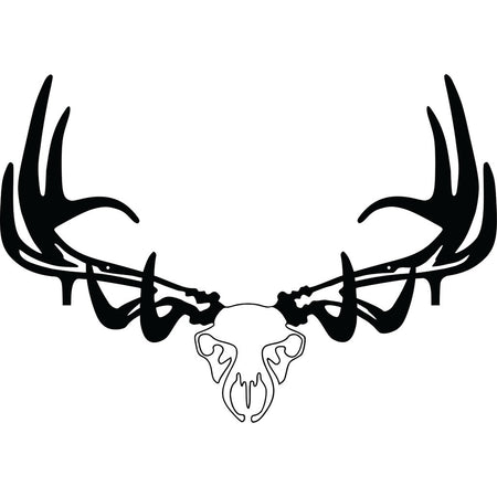 Raxx Bow Hanger Elk Skull Design Carbon Steel with Vinyl Overlay
