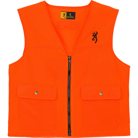 Browning Small Blaze Orange Zippered Safety Vest