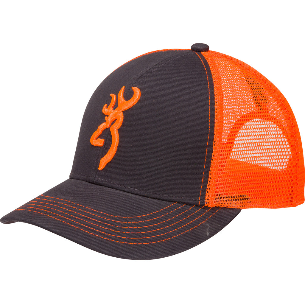 Browning Neon Orange Flashback Snapback Baseball Cap