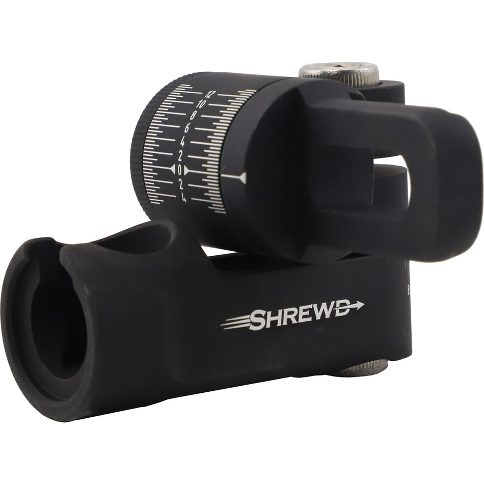 Shrewd Matte Black Single Atlas V-Bar for Bow Stabilizers