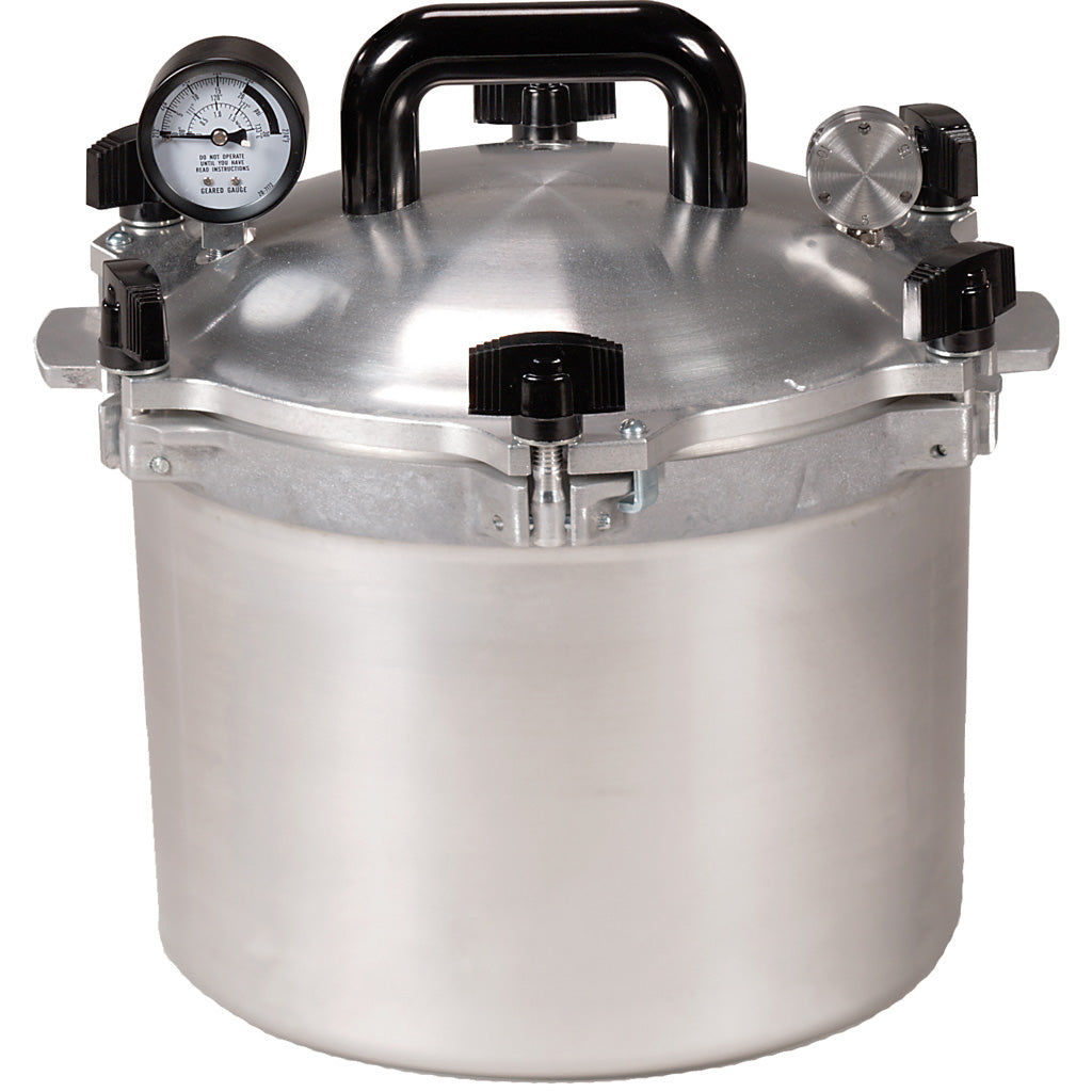 All American 10.5 Qt. Pressure Canner with Wing Nut Clamps