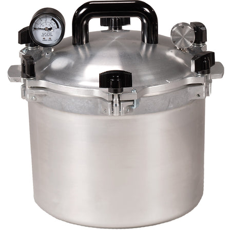 All American 10.5 Qt. Pressure Canner with Wing Nut Clamps