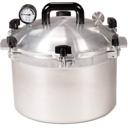 All American 15.5 Qt. Pressure Canner with Wing Nut Clamps