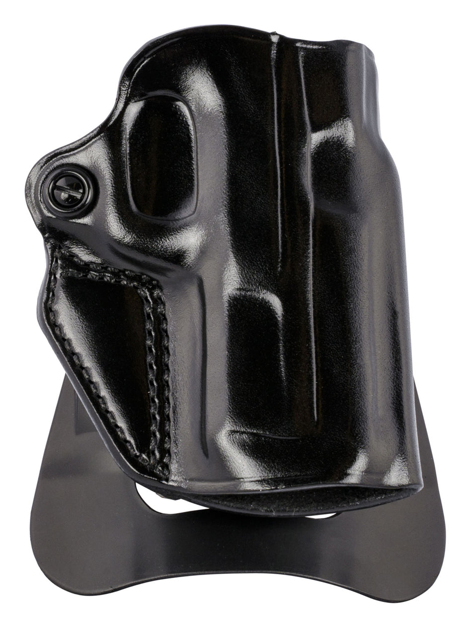 Galco SM2858B Speed Master 2.0 Black Leather OWB Paddle Holster, S&W M&P Shield EZ 380, Right Hand