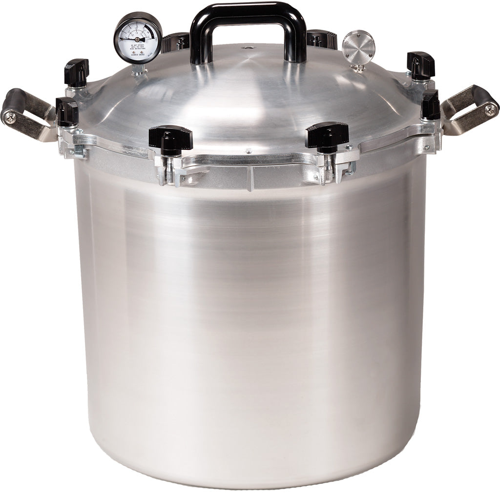All American 41.5 Qt. Pressure Canner with Wing Nut Clamps