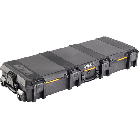 Pelican, V730, Vault Tactical Rifle Case, With Foam, Black, Exterior (LxWxD) 47.12"x19.18"x6.9", Interior (LxWxD) 44.00 x 16.00 x 6.25 in