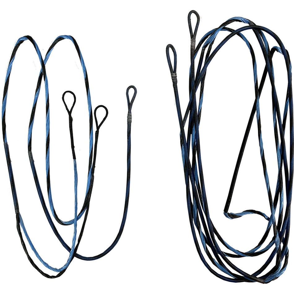 FirstString Light Blue and Black String Cable Set for Genesis Bows