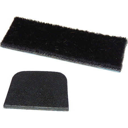 Cir-Cut Black Leather Super Hair Rug Rest Kit for Traditional Bows