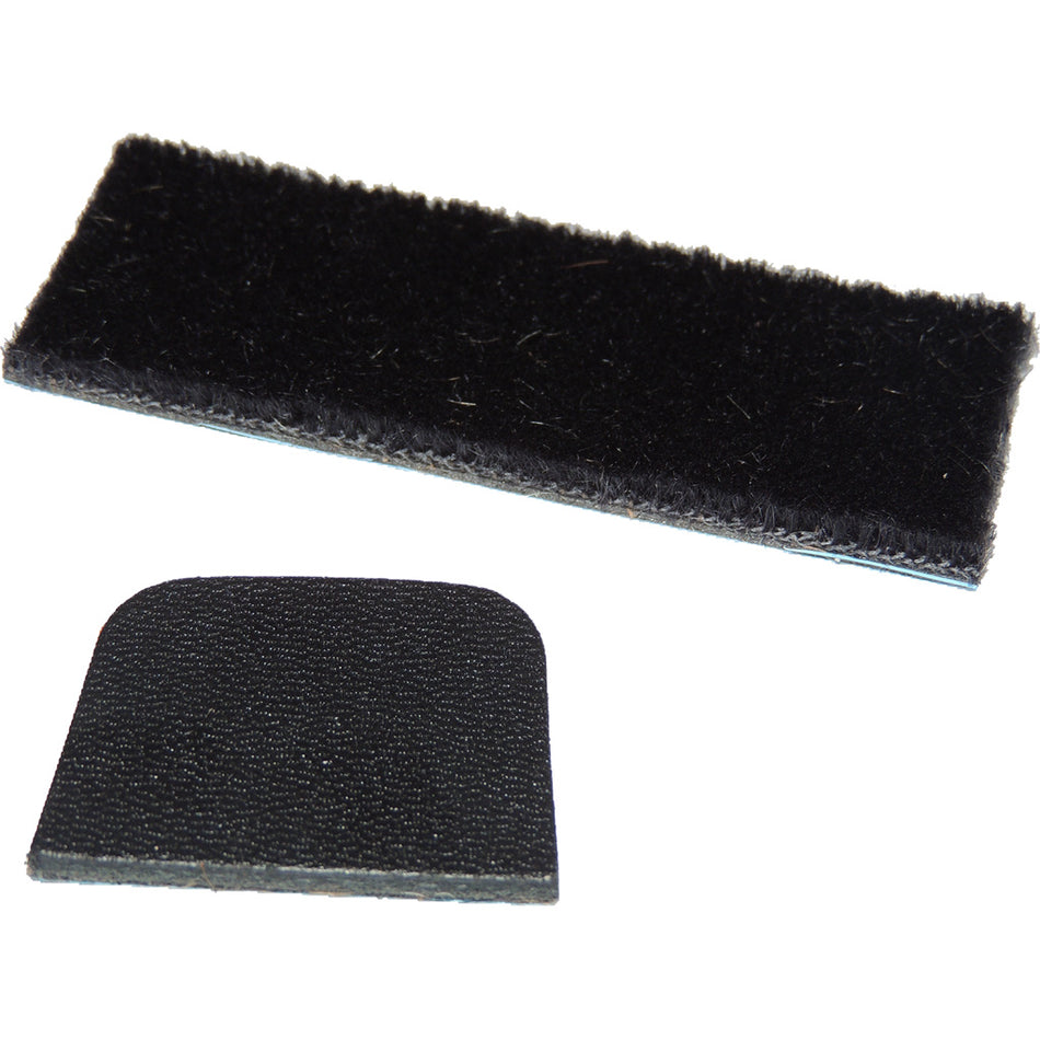 Cir-Cut Black Leather Super Hair Rug Rest Kit for Traditional Bows