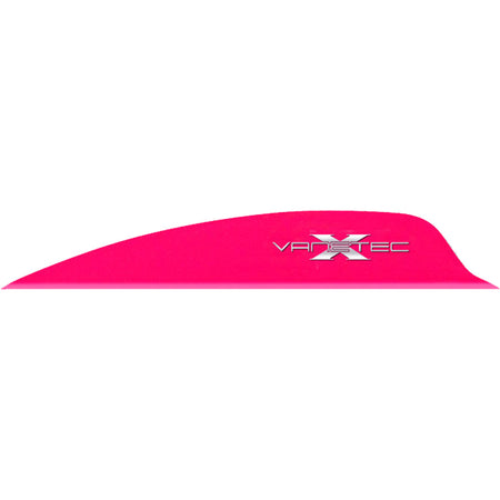 VaneTec HD Swift 2.25 in. Flo Pink Shield Cut Arrow Vanes 100 pk.