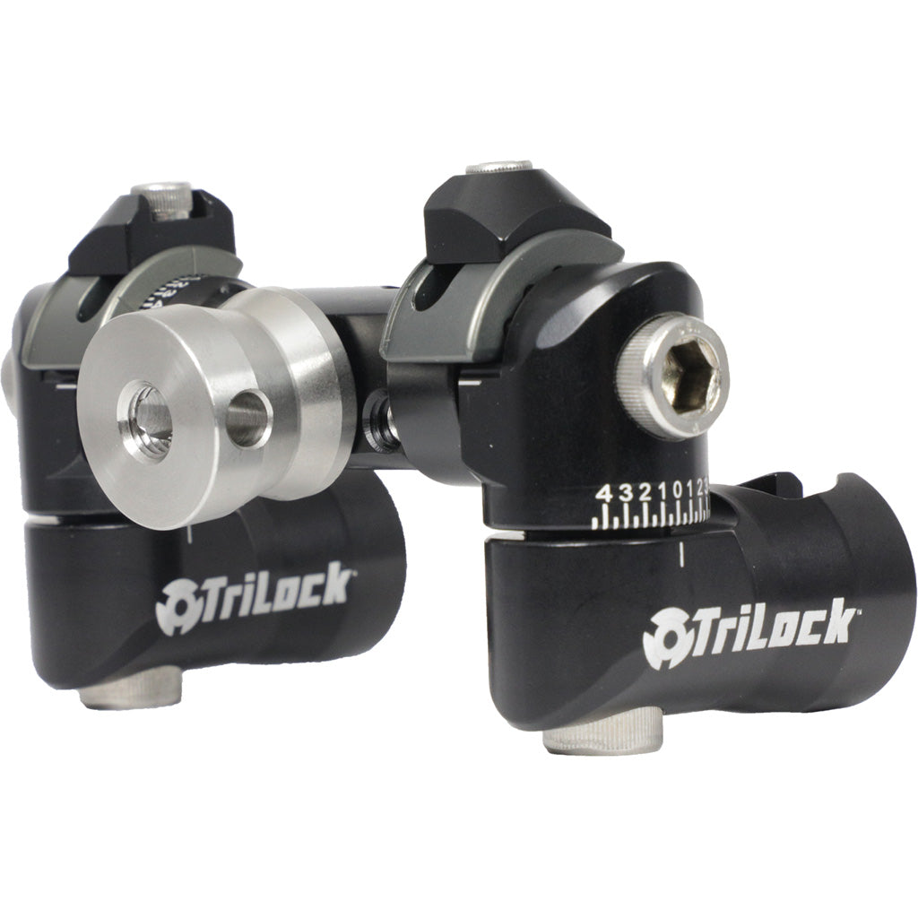 Axcel TriLock Bow V-Bar Mount Adjustable Black CNC Machined