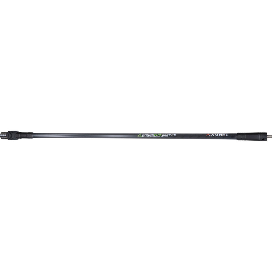 Axcel Black CarboFlax 650 Archery Stabilizer Rod 24 in.