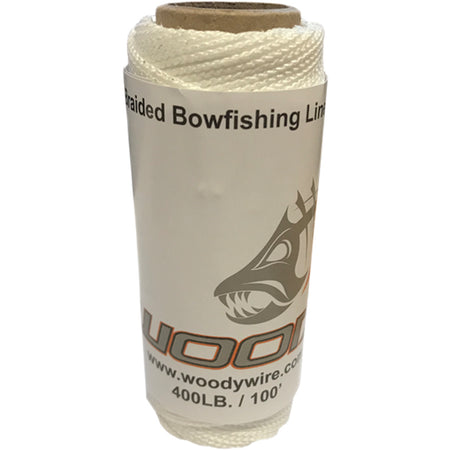 Woody Wire 100 ft. 400 lb. Braided Bowfishing Retriever Line