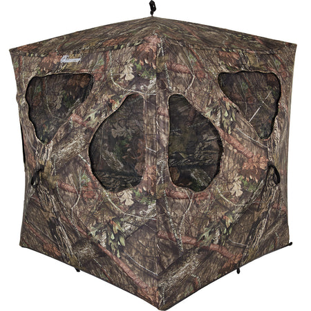 Ameristep Silent Brick House Mossy Oak Camo Hunting Blind 59x59 Base