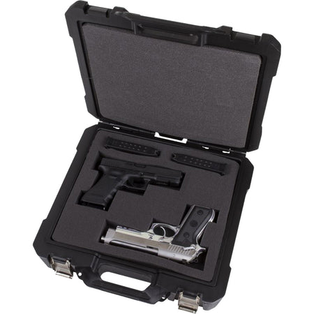 Flambeau Safe Shot Double Hard Pistol Case 20 In. Pluck Foam Lockable