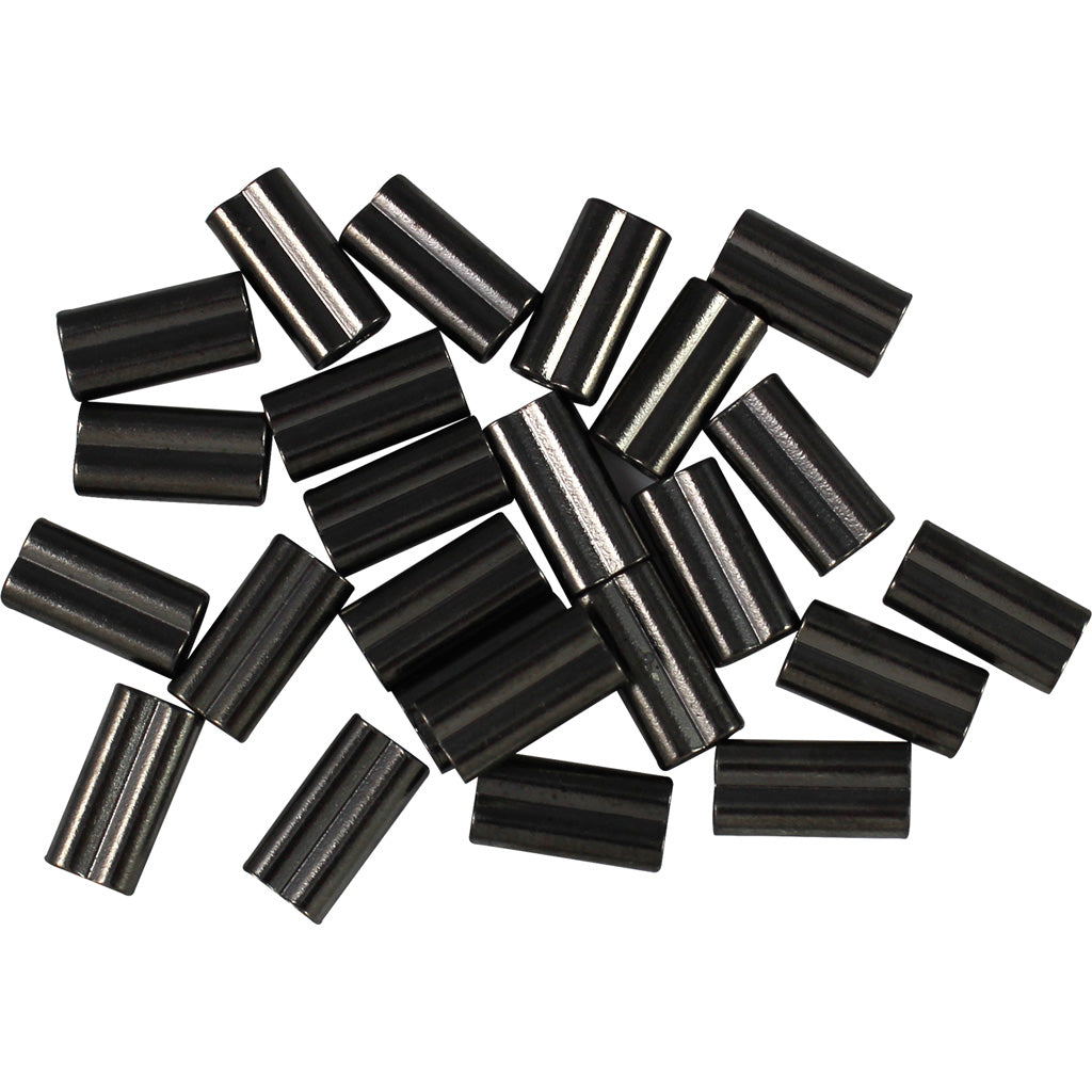 Cupped 24 pk. Soft Black Anodized Decoy Cord Crimps