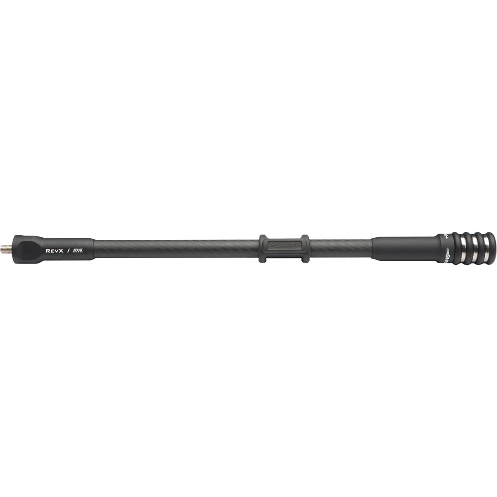 Shrewd RevX 10 in. Matte Black Bow Stabilizer with Tungsten Weights