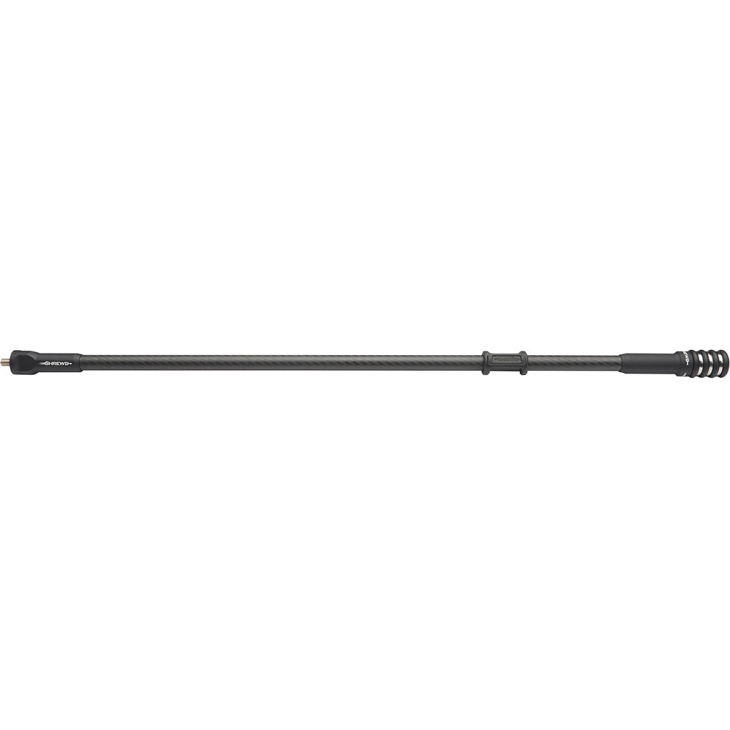 Shrewd RevX 28 in. Matte Black Bow Stabilizer with Tungsten Weights