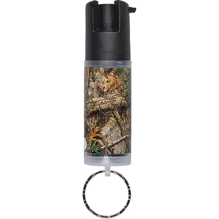 Sabre Pepper Spray Camo with Key Ring Locking Top