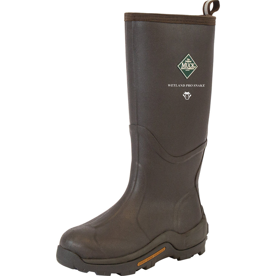 Muck Wetland Pro Snake-Resistant Boot Brown 12