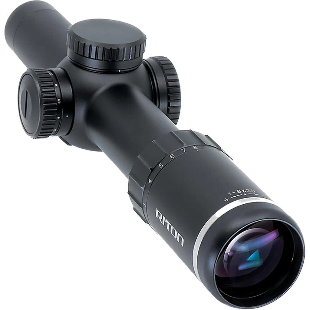 Riton X7 Primal RG4 Reticle 1-8x28mm Rifle Scope Black