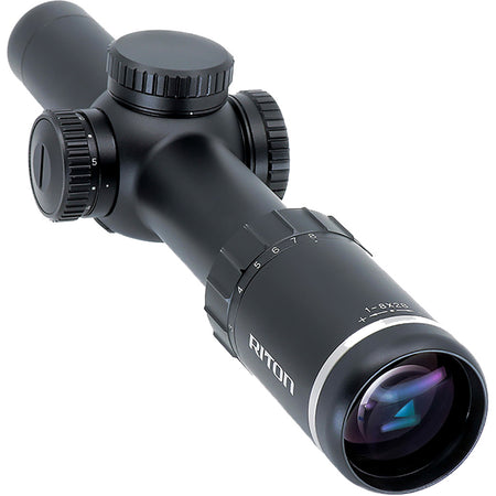 Riton X7 Primal RG4 Reticle 1-8x28mm Rifle Scope Black