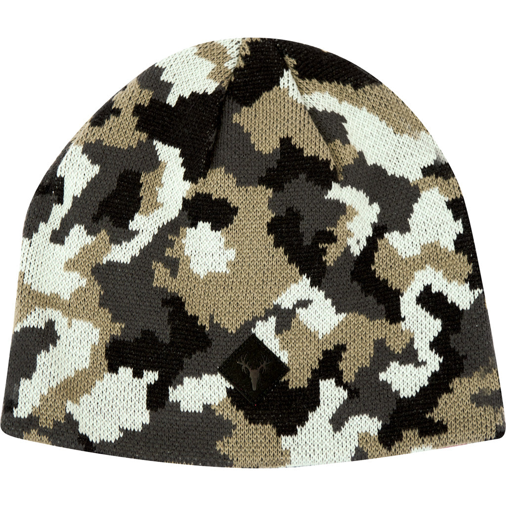 Hot Shot Fleece-Lined Knit Hunting Beanie Mountain Camo